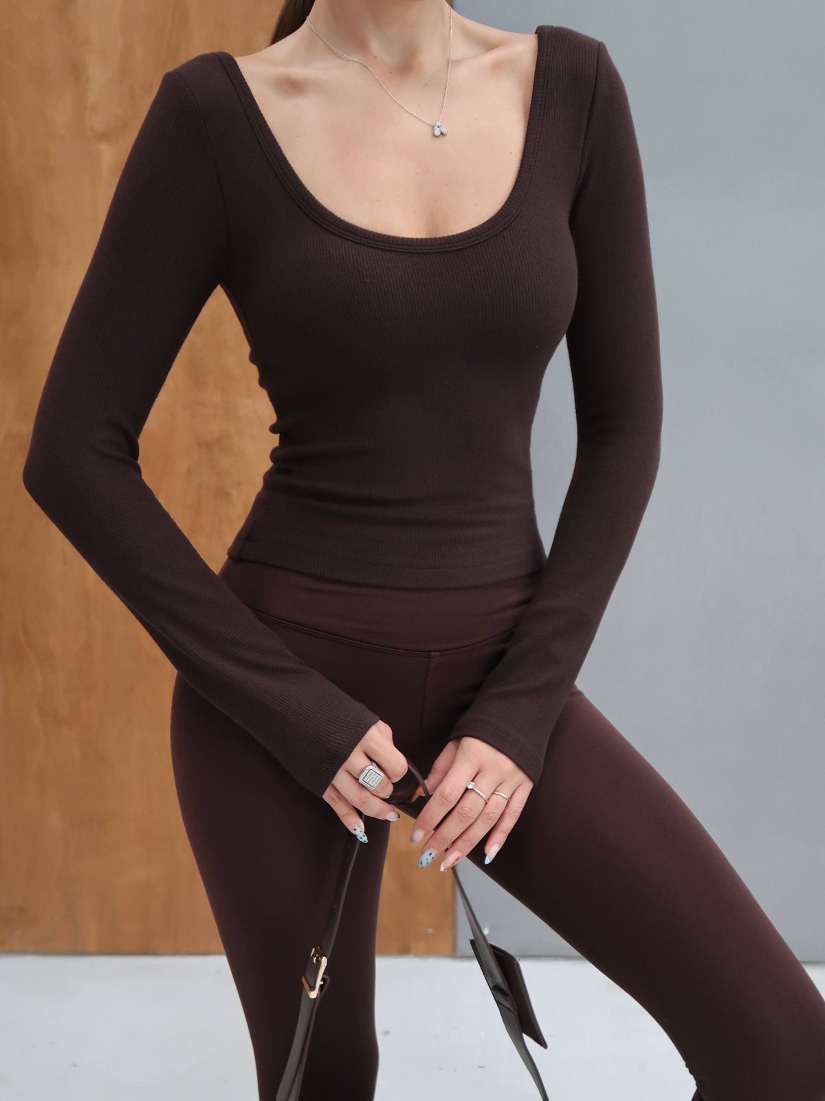 İPEK KAŞKORSE GLOPLU UZUN KOLLU BODY